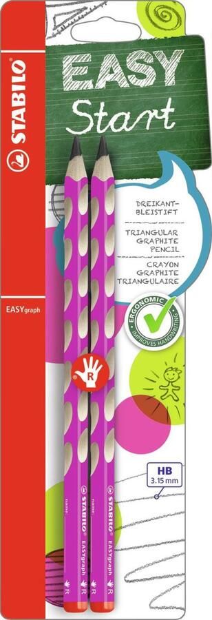 STABILO EASYgraph HB 2 stuk(s)