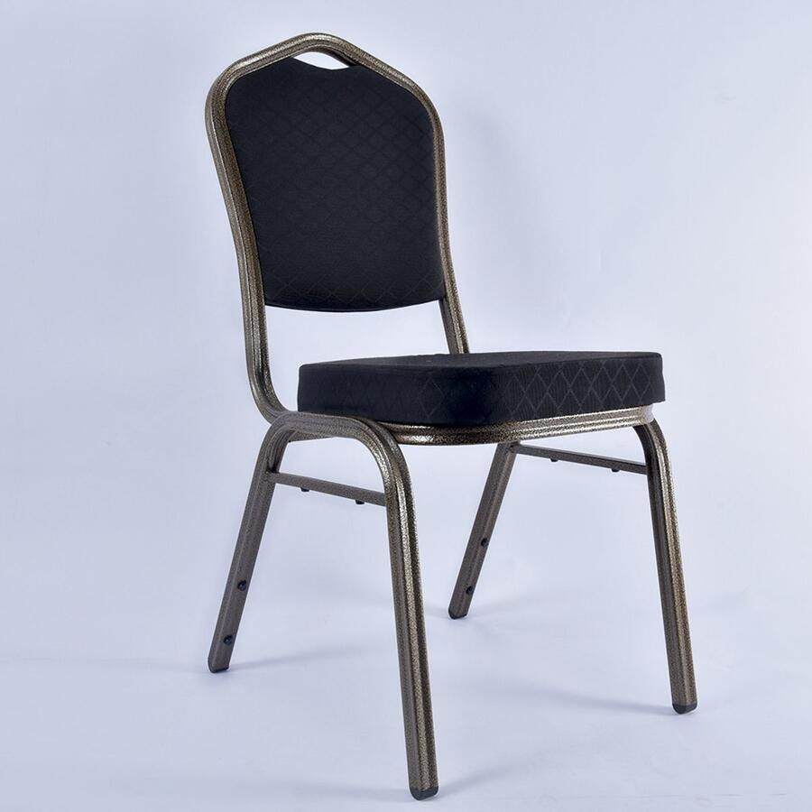 Stackchair.nl 10x Stackchair stapelstoel zwart V2 frame brons antraciet