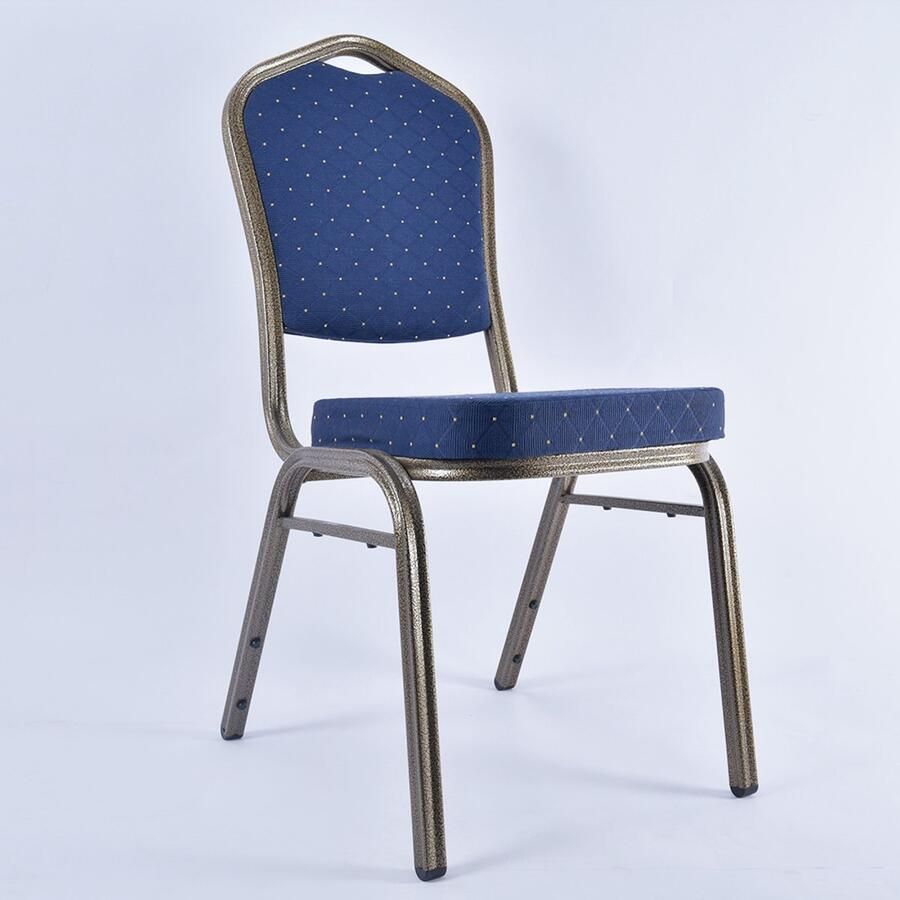 Stackchair.nl 10x Stackchair stapelstoel blauw V1 frame antraciet