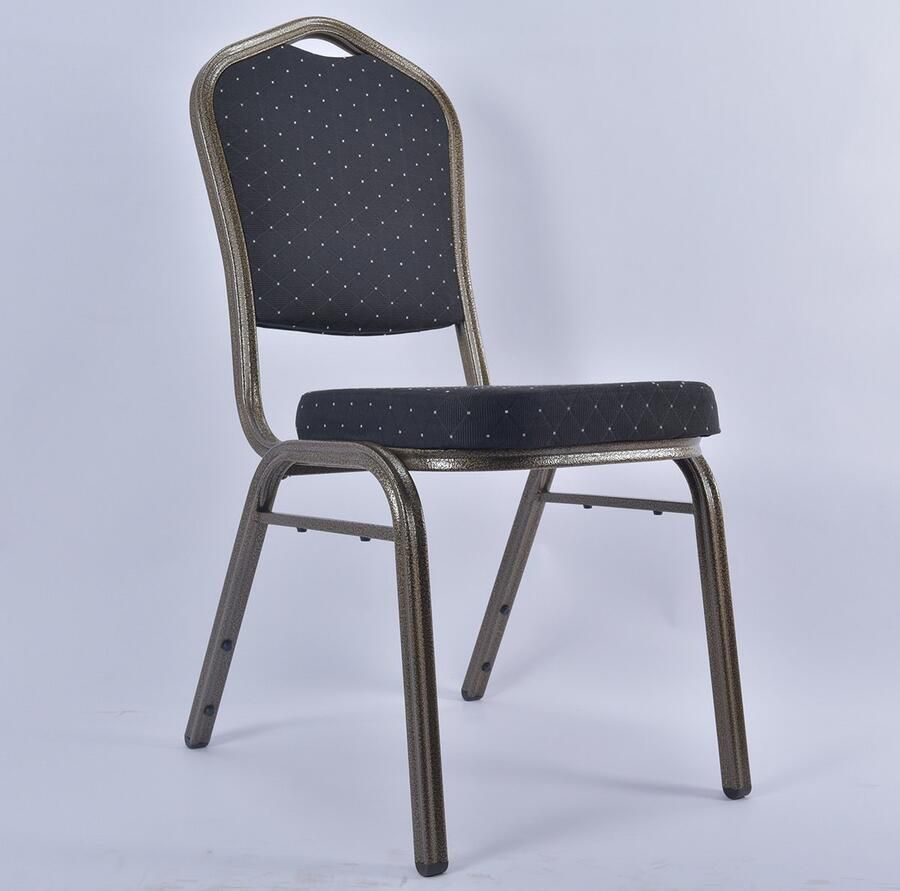 Stackchair.nl 10x Stackchair stapelstoel zwart V1 frame antraciet
