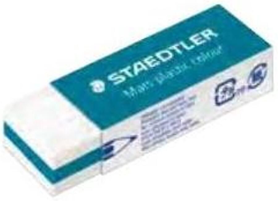 STAEDTLER Mars 526 50 E1 vlakgum Kunststof Turkoois Wit 1 stuk(s)