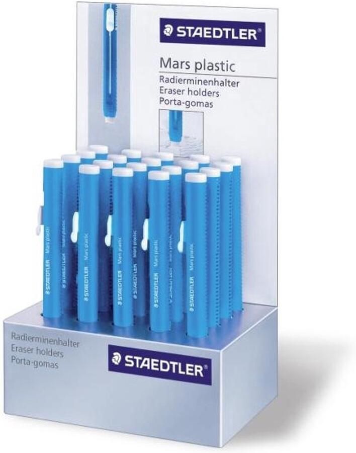 STAEDTLER Mars plastic 528 vlakgum Blauw 20 stuk(s)