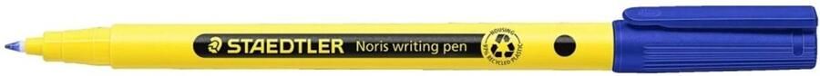 STAEDTLER Noris writing pen 307 Fineliner Blauw doos met 10 stuks