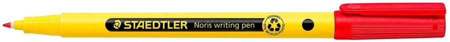 STAEDTLER Noris writing pen 307 Fineliner Rood doos met 10 stuks - Foto 2