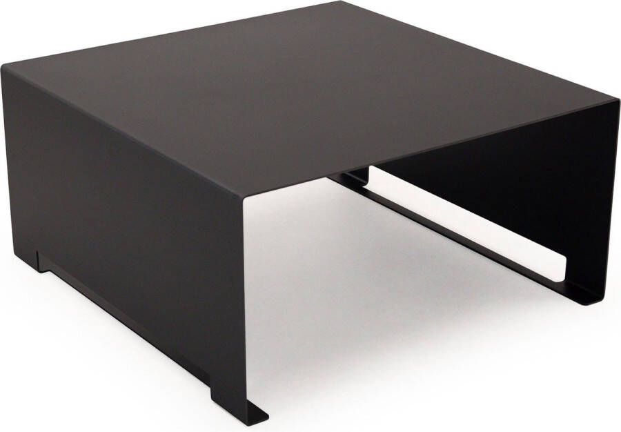 Stalux Salontafel Tafel Tomas Moderne uitstraling Duurzaam materiaal Eenvoudig te monteren Zwart 80 cm
