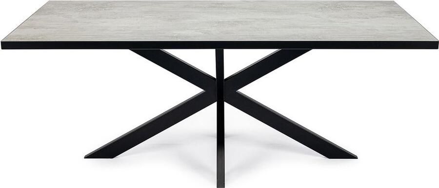 Stalux Eettafel Tafel Gijs Duurzaam Modern Design Onderhoudsvriendelijk Beton 180 cm