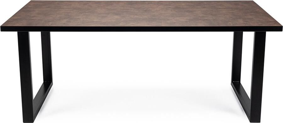 Stalux Eettafel Tafel Joop Duurzaam Stijlvol Design Gemakkelijk te Reinigen Bruin 180 cm