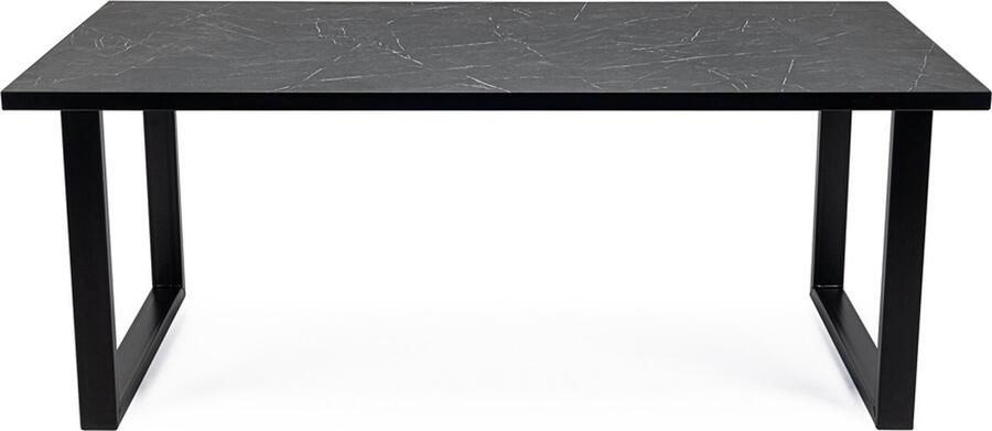 Stalux Eettafel Tafel Joop Luxe Design Duurzaam Materiaal Stijlvol Uiterlijk Zwart Marmer 180 cm