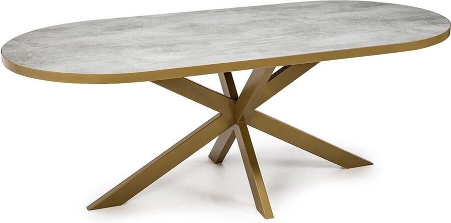 Stalux Eettafel Tafel Noud Robuust Design Duurzaam Materiaal Onderhoudsvriendelijk Beton 180 cm