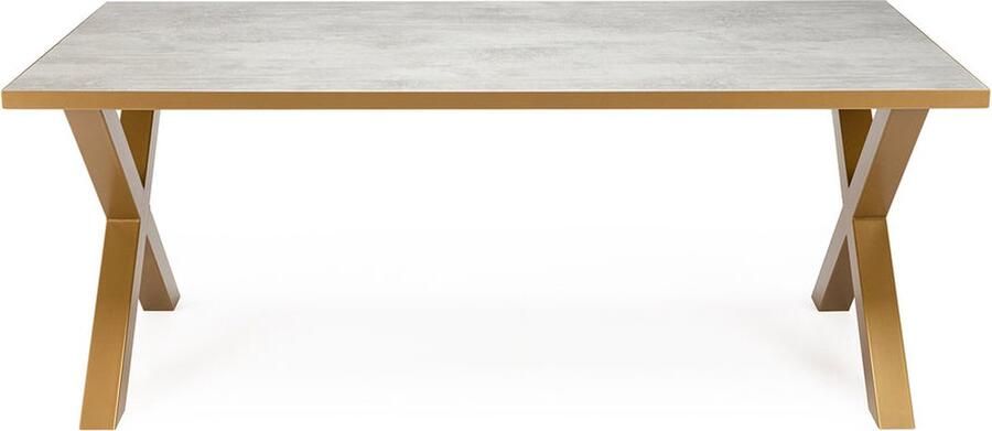 Stalux Eettafel Tafel Roos Duurzaam Modern Design Onderhoudsvriendelijk Beton 180 cm