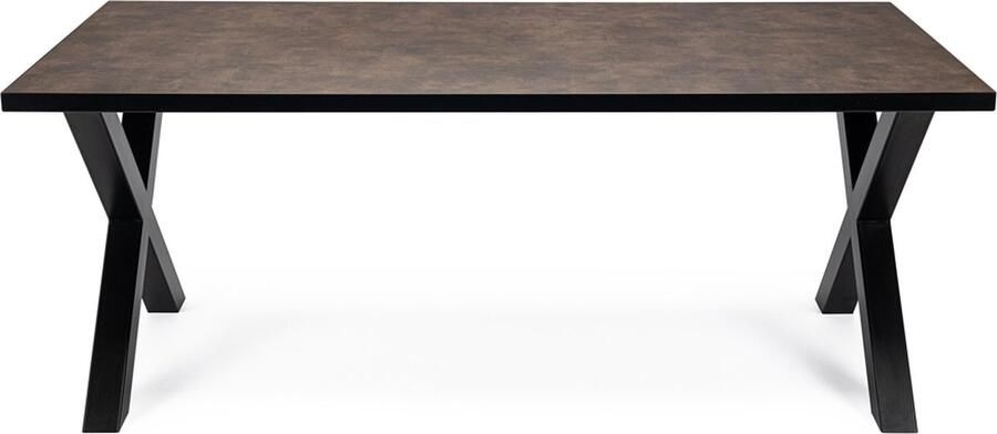 Stalux Eettafel Tafel Roos Stijlvol Design Duurzaam Materiaal Gemakkelijk Onderhoud Bruin 180 cm