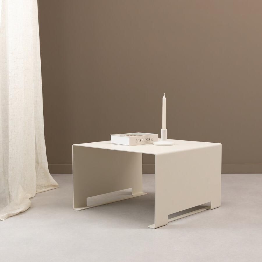 STALUX Salontafel Tomas 60 x 60cm beige Vierkant