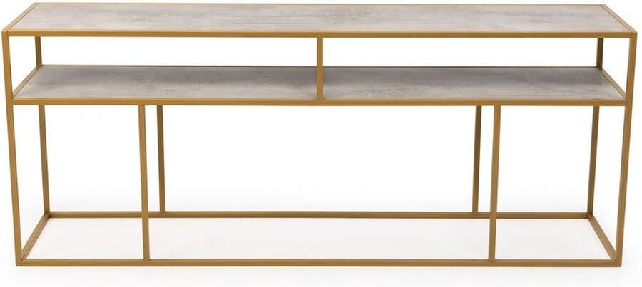 Stalux Side-table Bijzettafel Teun Duurzaam Modern design Eenvoudig te monteren Beton 200 cm