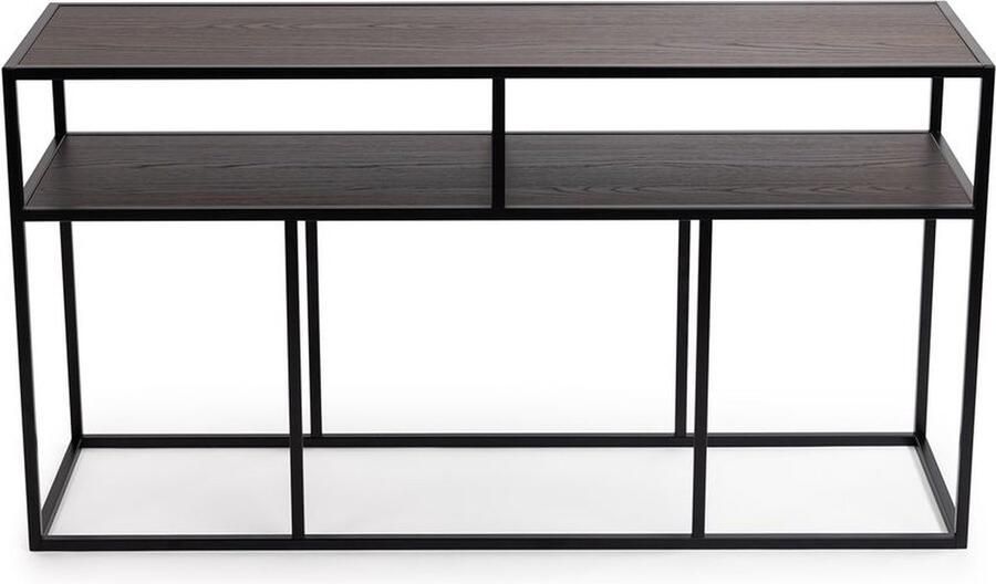 Stalux Side-table Bijzettafel Teun Uniek Design Duurzaam Materiaal Eenvoudige Montage Bruin Hout 150 cm