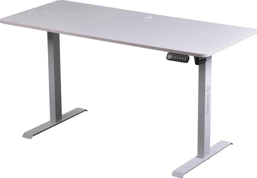 Stane Zit Sta Bureau Elektrisch Verstelbaar 4 Geheugen Standen Incl. Kabelgoot 140 x 60 cm 5 Jaar Garantie Wit - Foto 3