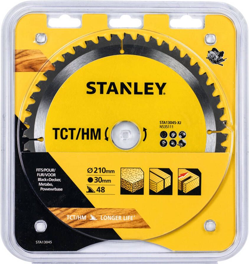 STANLEY Ø210x30mm 48 tanden 1 st STA13045-XJ