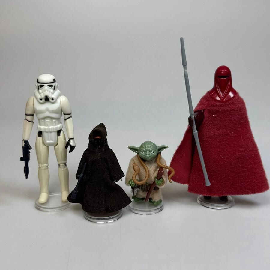 Star Stands Display stands voor vintage Star Wars figuren 1 inch 2 54 cm voetjes vitrine display transparant rond standaard voor presentatie verzamelobjecten vintage action figure accessoires 20 stuks - Foto 2