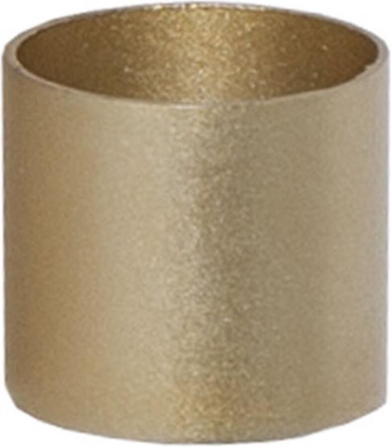 Star Trading Accessoires voor raamkandelaars Accessorize metaal 7 stuks goud binnen Ø 2 cm