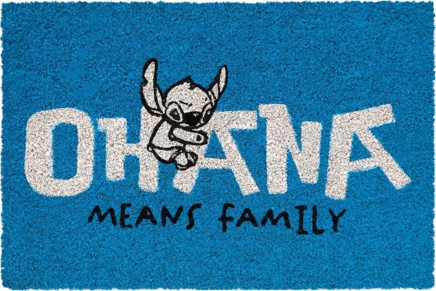Star Wars STITCH Ohana Blue Doormat 60x40 cm