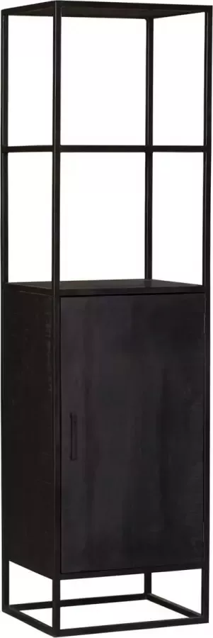 Starfun Boekenkast zwart denver | x 55 x 200(h) cm