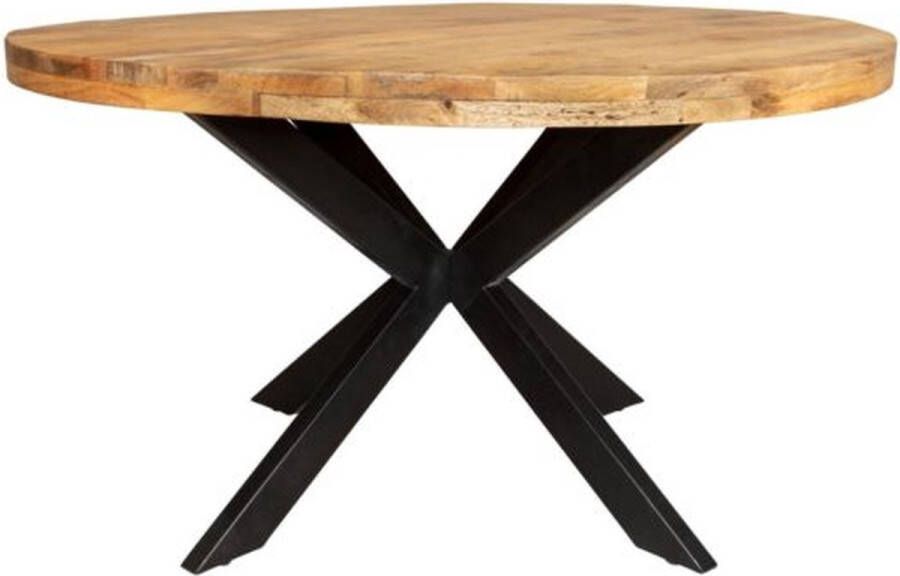 Starfun Eetkamertafel denver rond mangohout 76(h) x ø120 cm10 cm