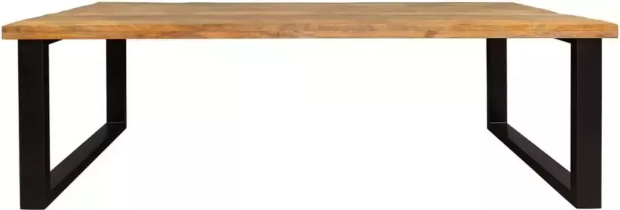 Starfun Eetkamertafel naturel denver rechthoek mangohout 200 x 100 x 76(h) cm