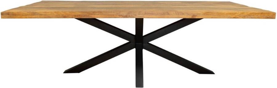 Starfun Eetkamertafel naturel denver rechthoek mangohout x 100 x 76(h) cm