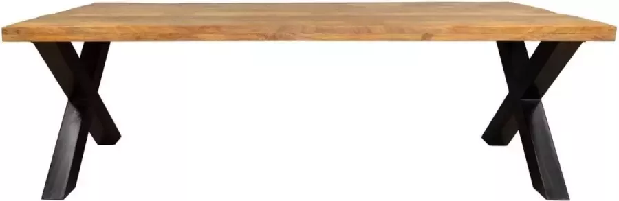 Starfun Eetkamertafel naturel denver rechthoek mangohout x 100 x 76(h) cm