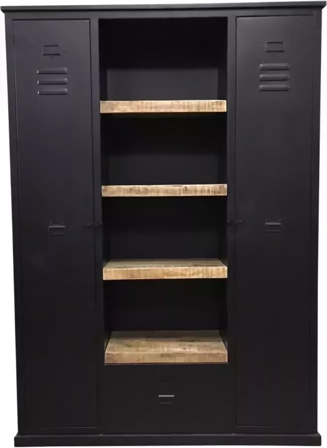 Starfun Kabinet zwart liz mangohout x 140 x 200(h) cm