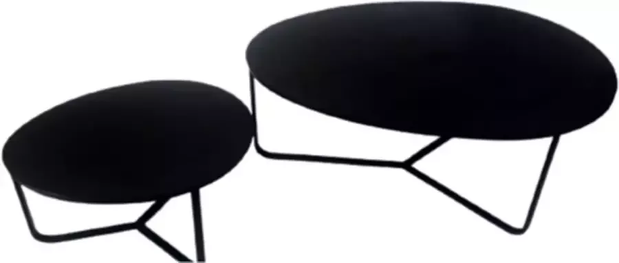 Starfun Ovale salontafels enzo ovaal x 70 x 50(h) cm