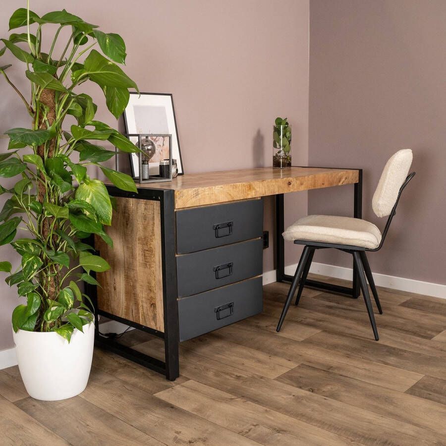 Starfurn Bureau Britt Zwarte lades NIEUW - Foto 2