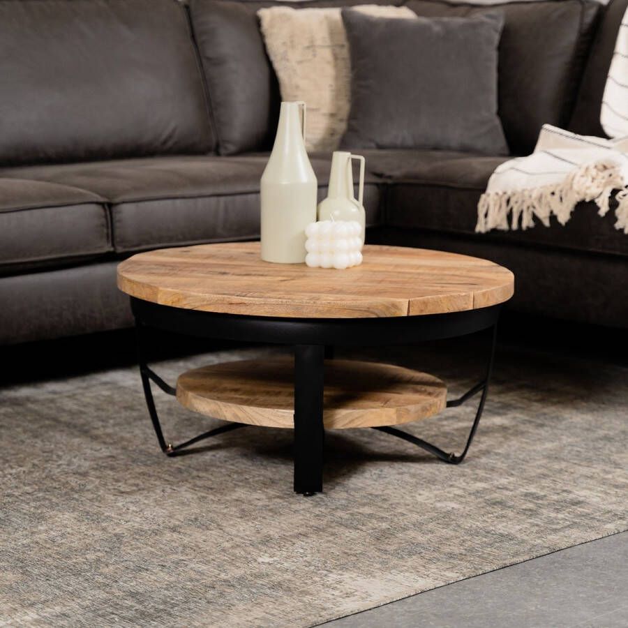 Mangoe Meubels Salontafel Paras Naturel Mangohout Meubels Tafel interieur