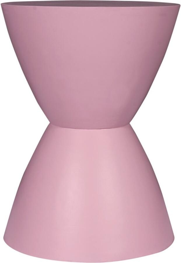 Starfurn Bijzettafel Abbey Rond Roze Hout 33x33x45cm