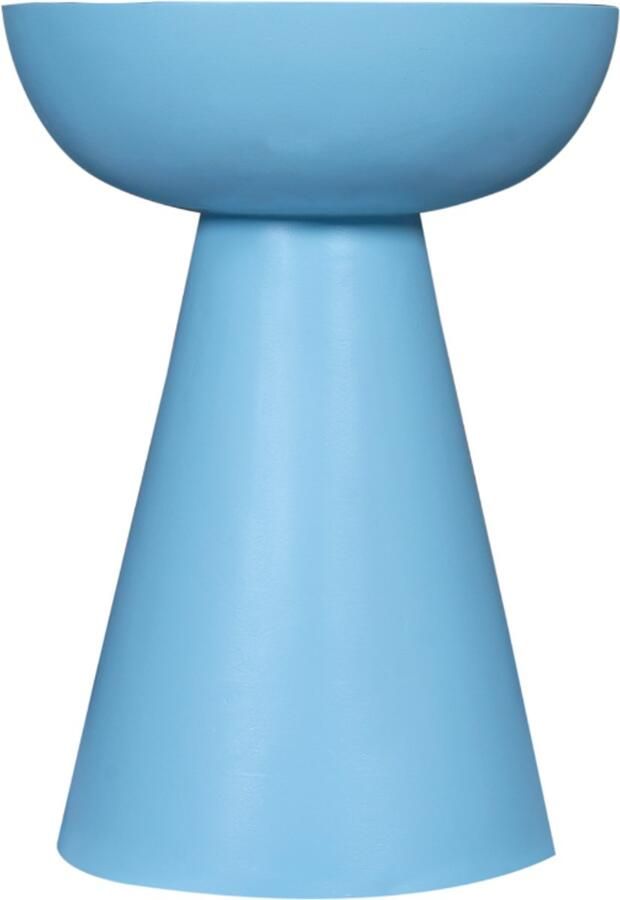 Starfurn Bijzettafel Owen Rond Blauw Hout 30x30x42cm - Foto 2