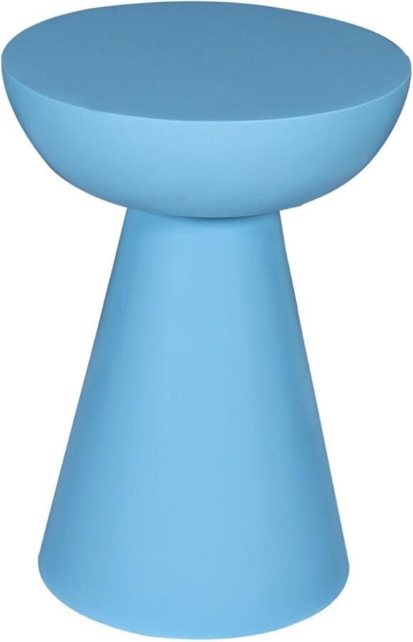 Starfurn Bijzettafel Owen Rond Blauw Hout 30x30x42cm