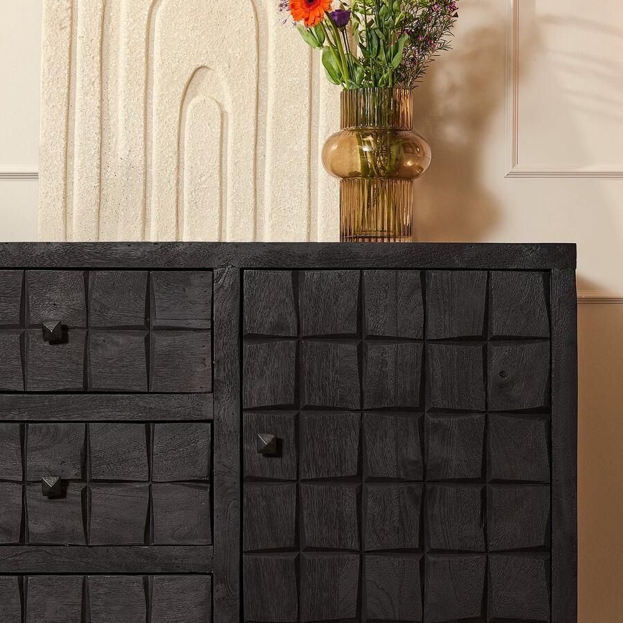 Meubelplaats StarFurn Dressoir Brandy Zwart 160cm - Foto 2