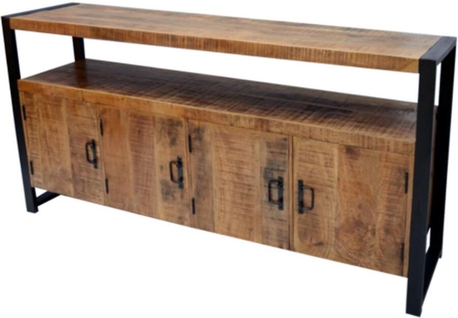 Starfurn Dressoir Britt 175 cm mango metaal Naturel Meubelplaats - Foto 6