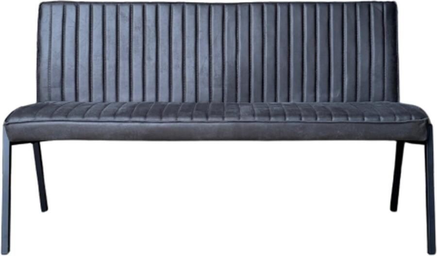 Starfurn Eetkamerbank Tivoli Bull 155 cm Antraciet