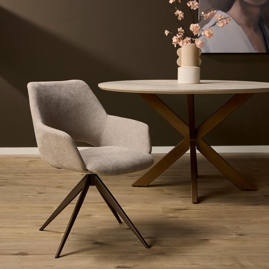 Starfurn Eetkamerstoel Daisy Beige