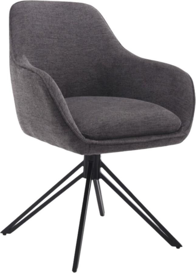 Starfurn Eetkamerstoel Jens | Antraciet-STF-9953