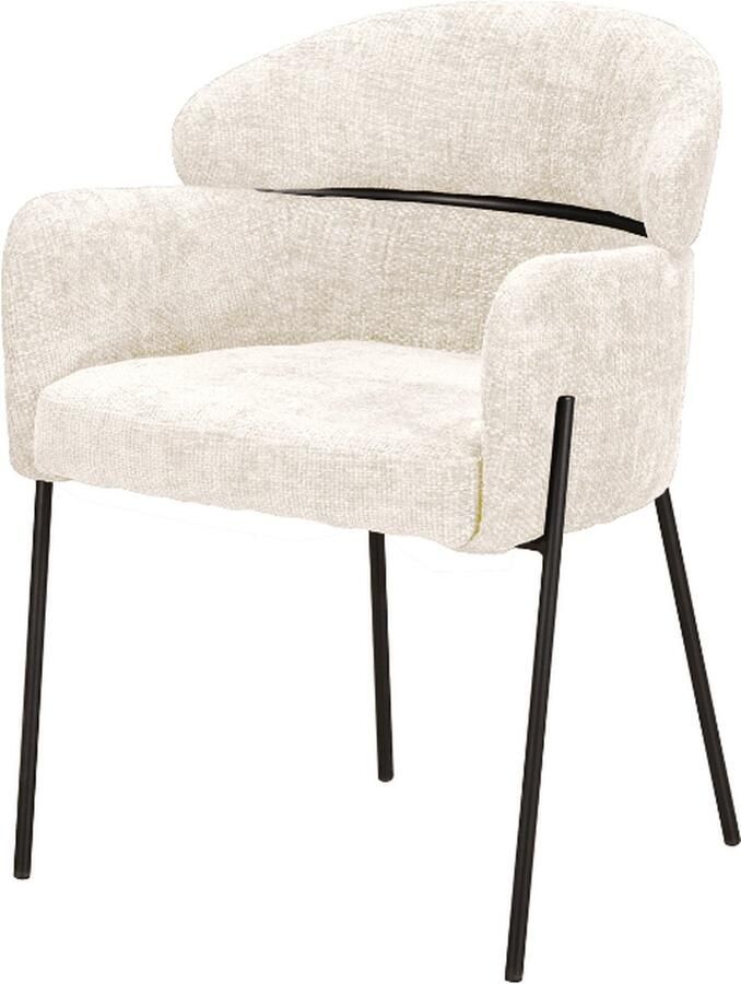 Starfurn Eetkamerstoel Otis White eetkamerstoelen set van 2 - Foto 2