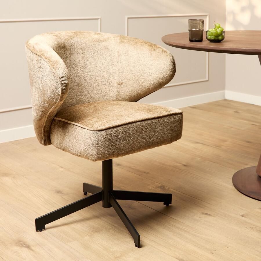 Starfurn Eetkamerstoel Persie Light Brown Set van 2