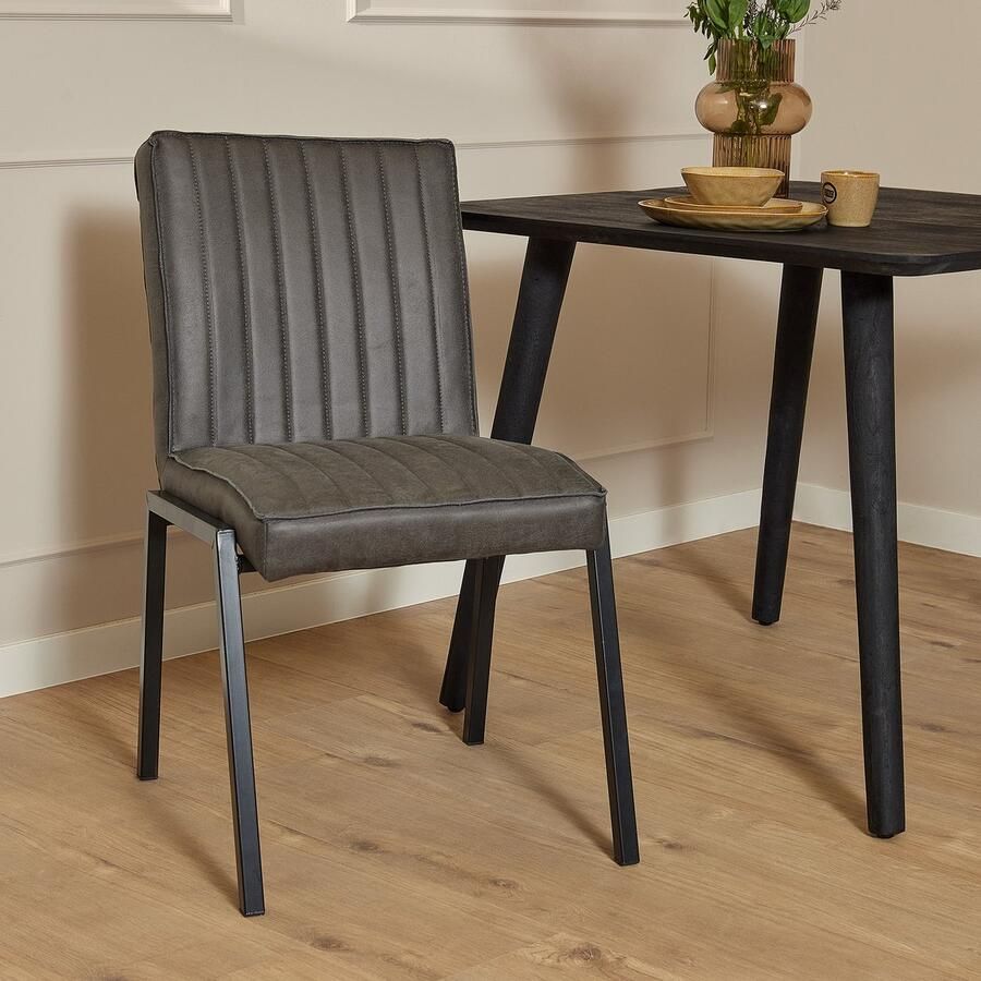 Starfurn Eetkamerstoel Tivoli Bull Antraciet