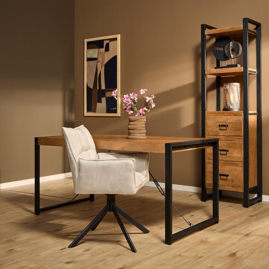 Starfurn Eettafel Boaz Bruin 80x140x75 cm - Foto 2