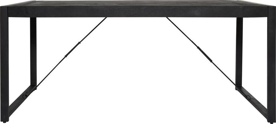 Starfurn Eettafel Boaz Rechthoek Zwart Hout 160x80x76cm - Foto 2