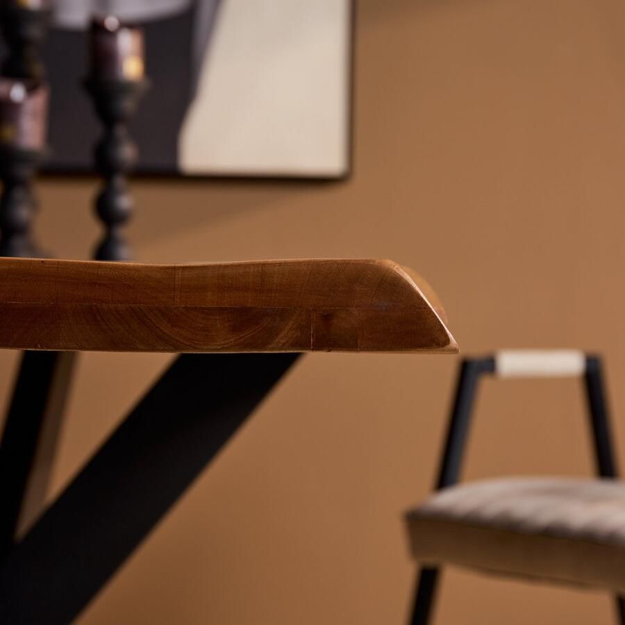 Starfurn Eettafel Boston Rechthoek Naturel Mangohout 300x100x76cm - Foto 6