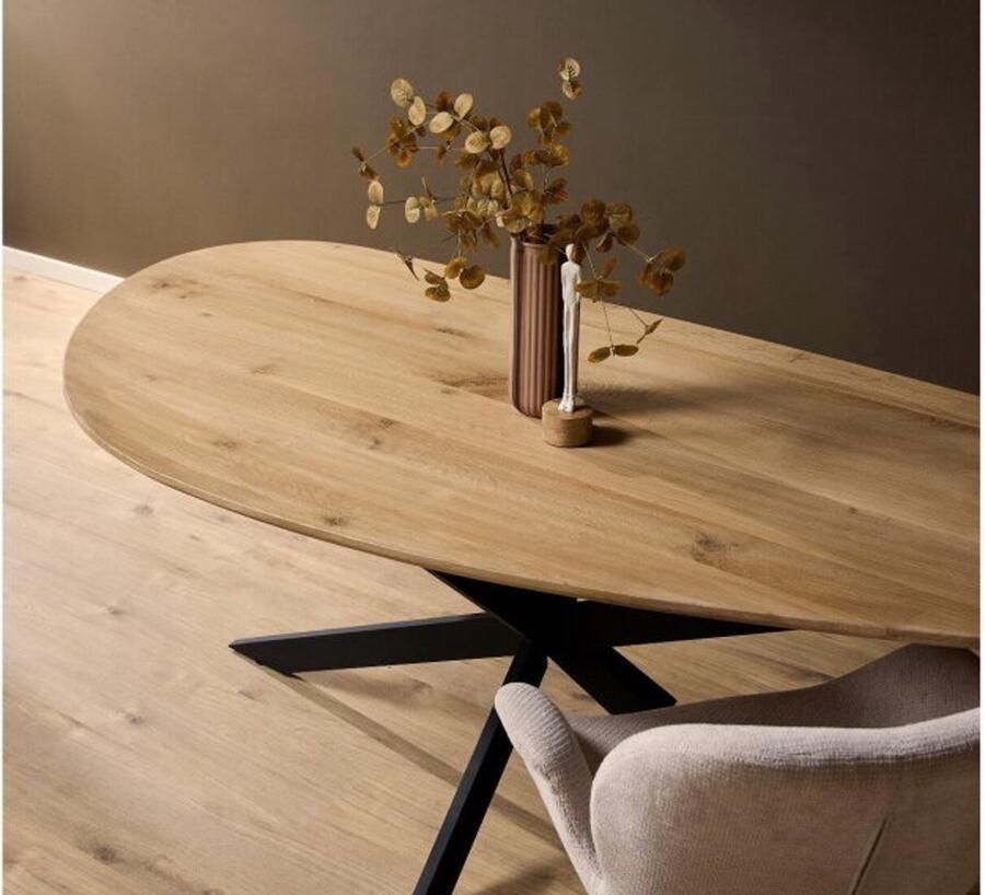 Starfurn Eettafel Cloud organisch 240 cm eiken naturel - Foto 2