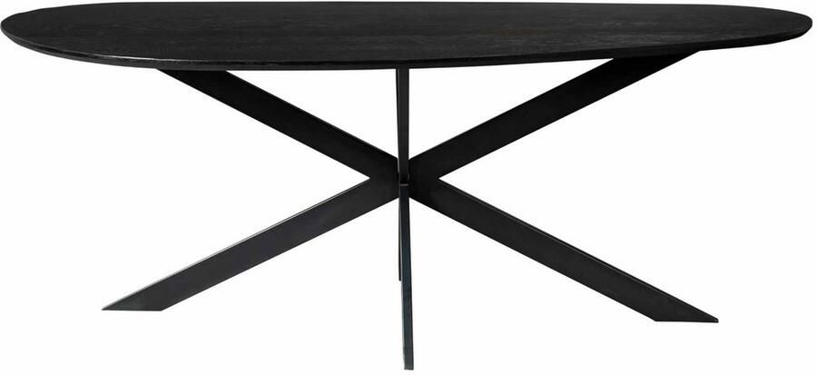Starfurn Eettafel Cloud 210 cm Eiken Zwart