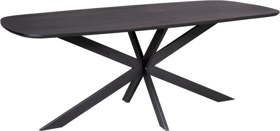 Starfurn Eettafel Elegance Black 240 cm Deens ovaal