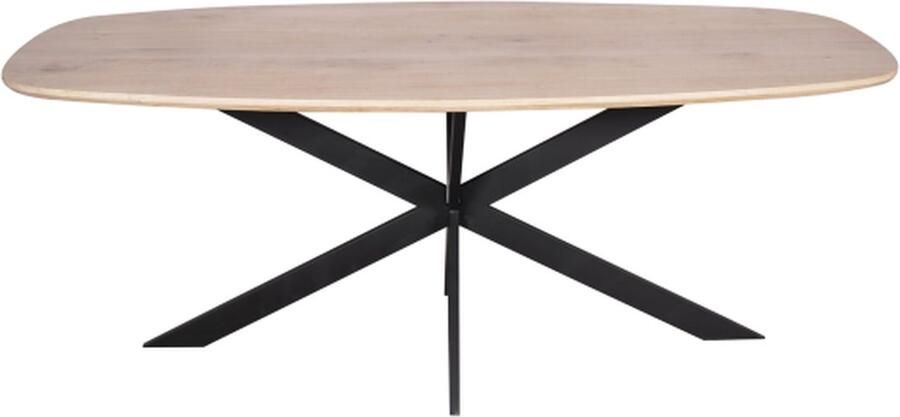 Meubelplaats Eiken eettafel Ferris Deens Ovaal 200 cm Naturel